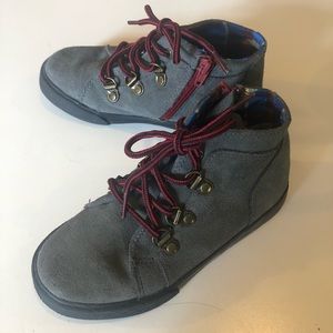 Boys high top sneaks / chilly weather boots